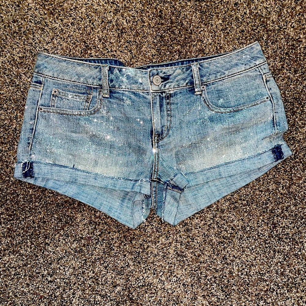 American Eagle Glitter Shorts